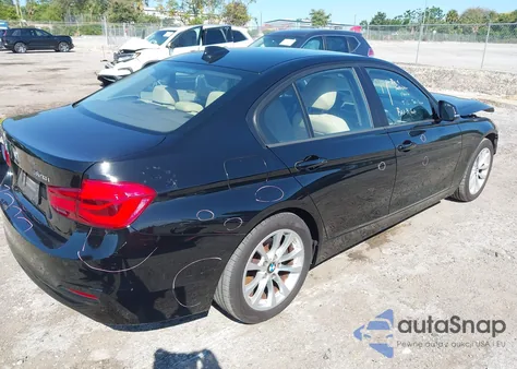 2017 BMW 320I из США, поврежденный, VIN WBA8E1G33HNU16517